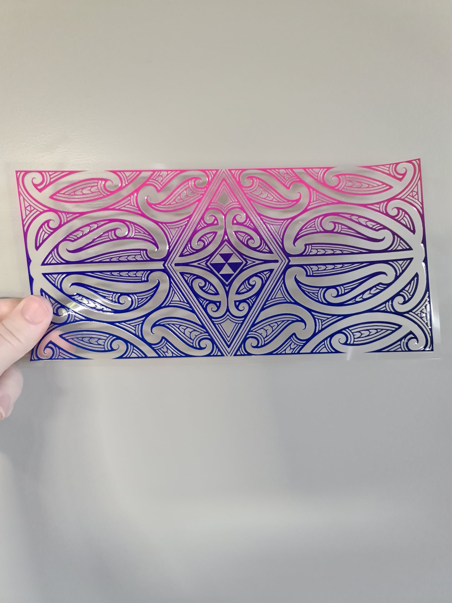 UV dtf Maori design 23cmx11cm 16oz wrap #311