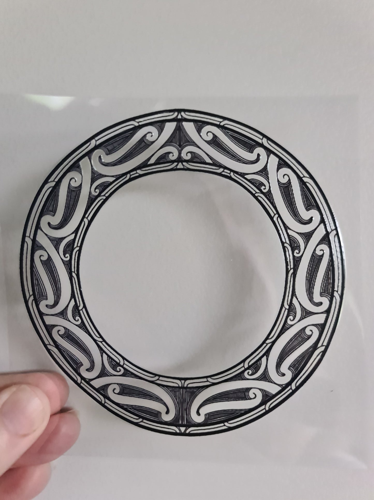 UV dtf Maori design mini size 11cmx11cm #470
