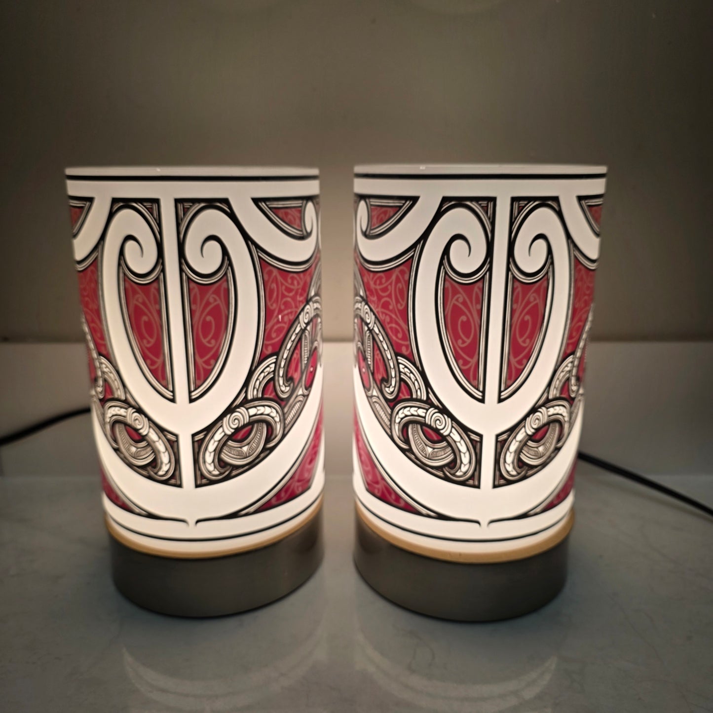 Maori design touch lamp - set 2 lamps (pre-order)