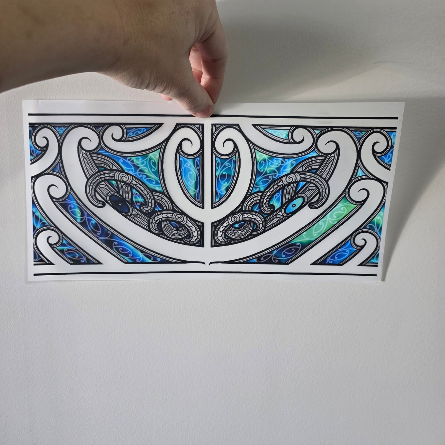 Maori design Iron on DTF 30cmx14cm