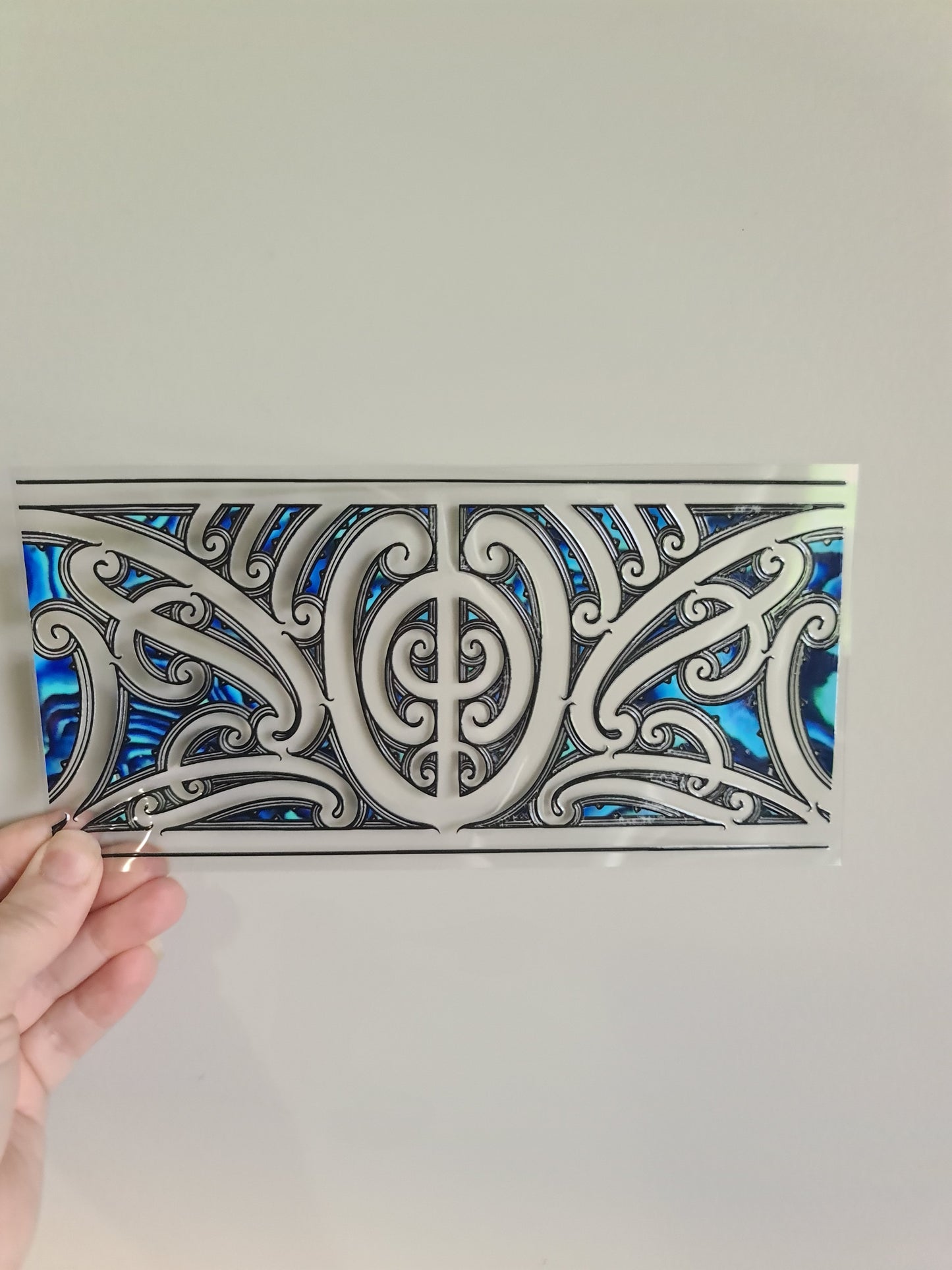 UV dtf transfer Maori design 23cmx11cm 16oz wrap #1180
