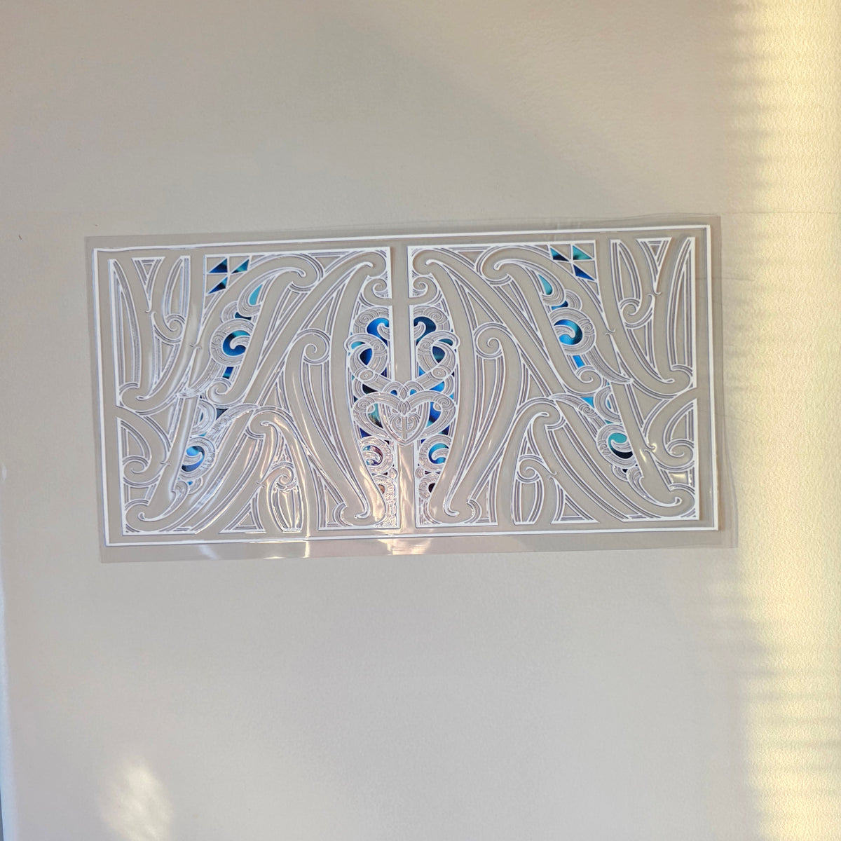 30cmx 15cm size UV DTF DECAL MAORI DESIGN for Table lamps #20