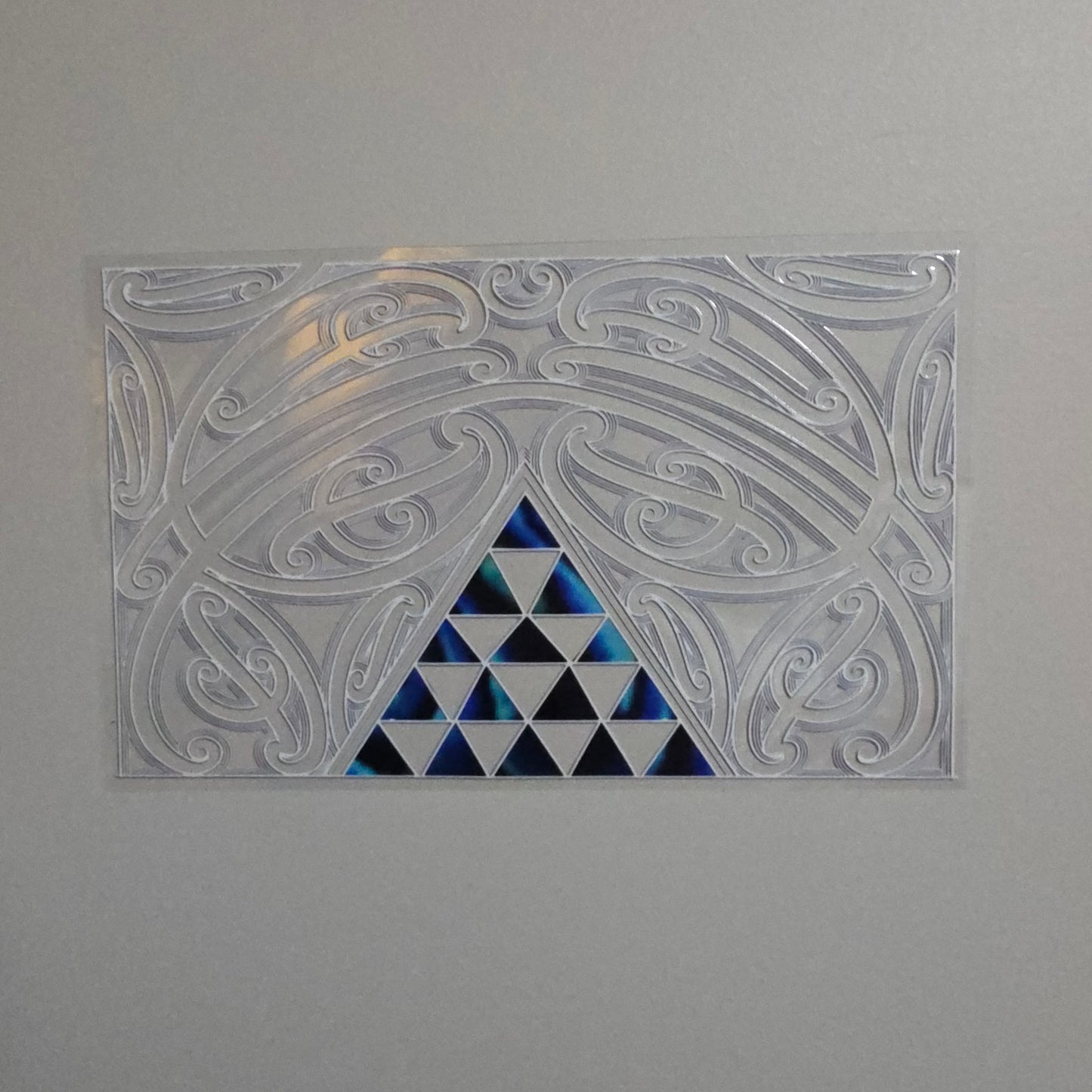 XL UV DTF DECAL MAORI DESIGN 28CMX17CM for touch lamps #227