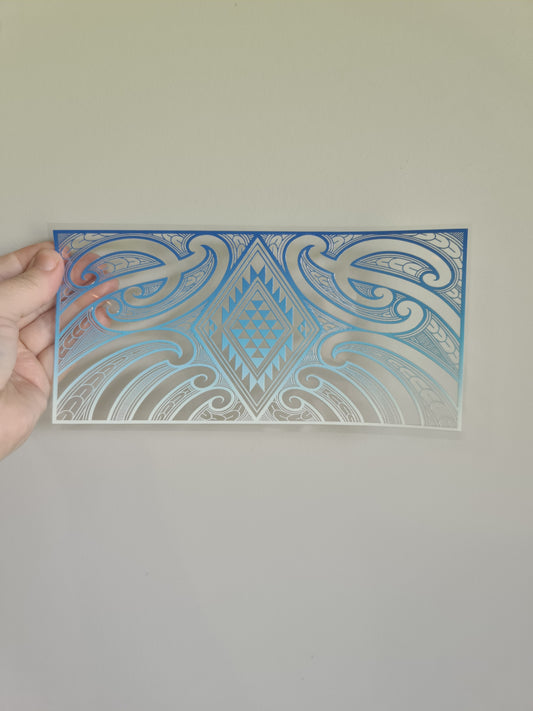 UV dtf Maori design 23cmx11cm 16oz wrap #663
