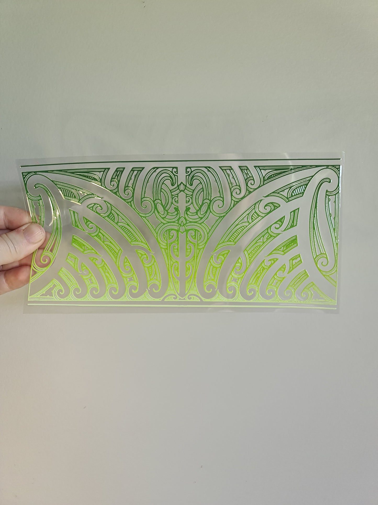UV dtf transfer Maori design 23cmx11cm 16oz wrap #1344