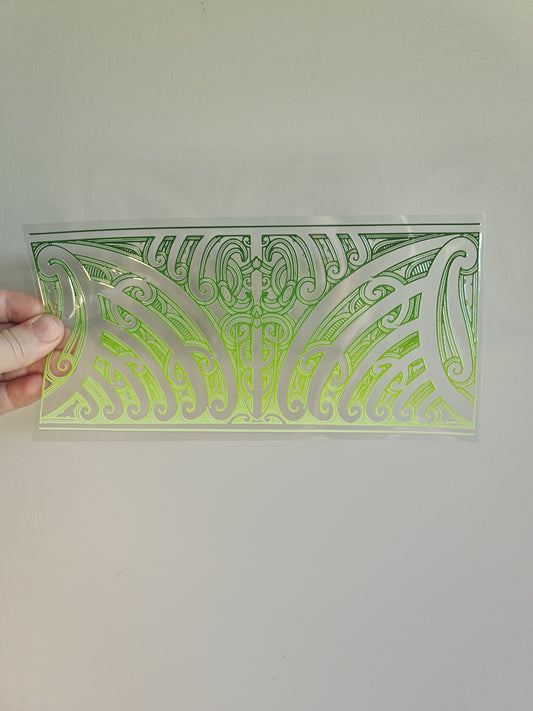 UV dtf transfer Maori design 23cmx11cm 16oz wrap #1344