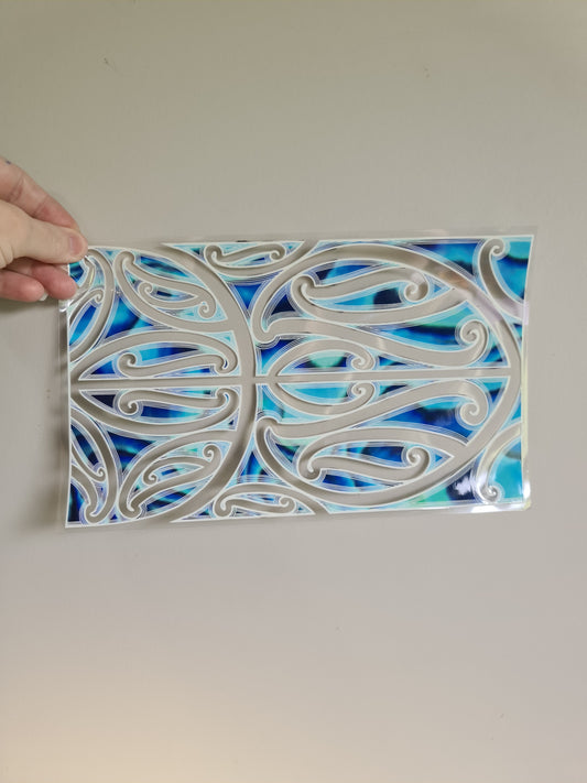 XL UV DTF DECAL MAORI DESIGN 28CMX17CM for touch lamps #129