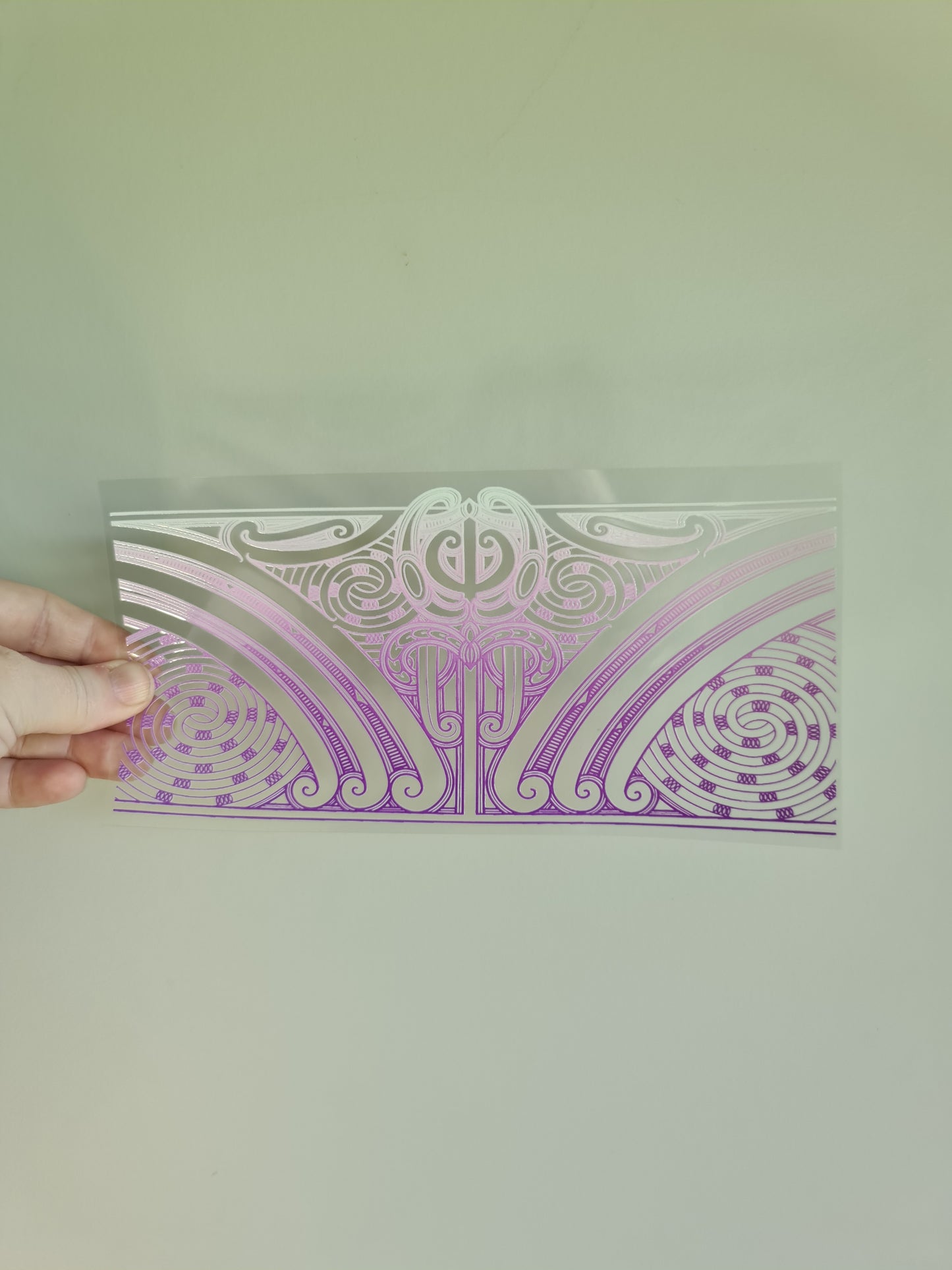 UV dtf transfer Maori design 23cmx11cm 16oz wrap #1361