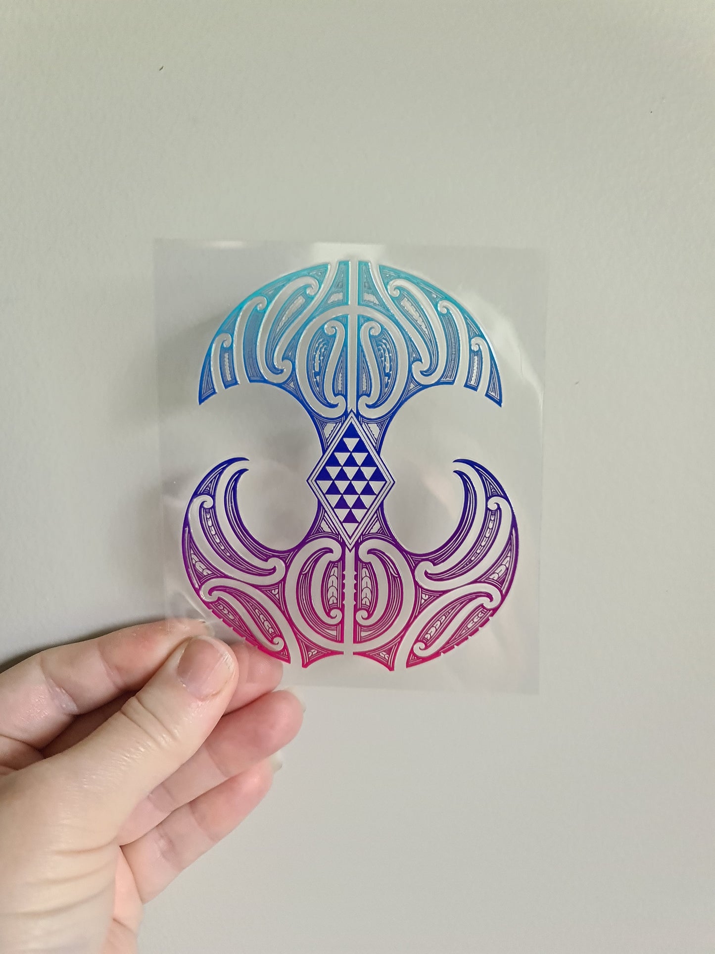 UV dtf Maori design mini size 11cmx11cm #1317