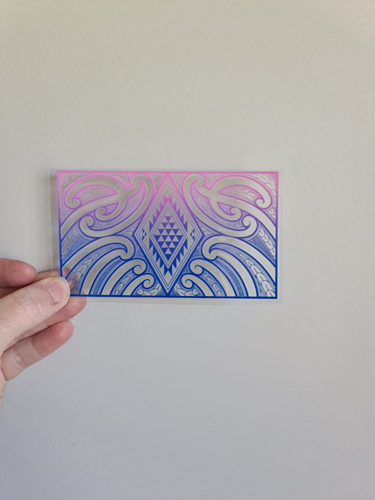 UV dtf Maori design mini size 12cmx6cm