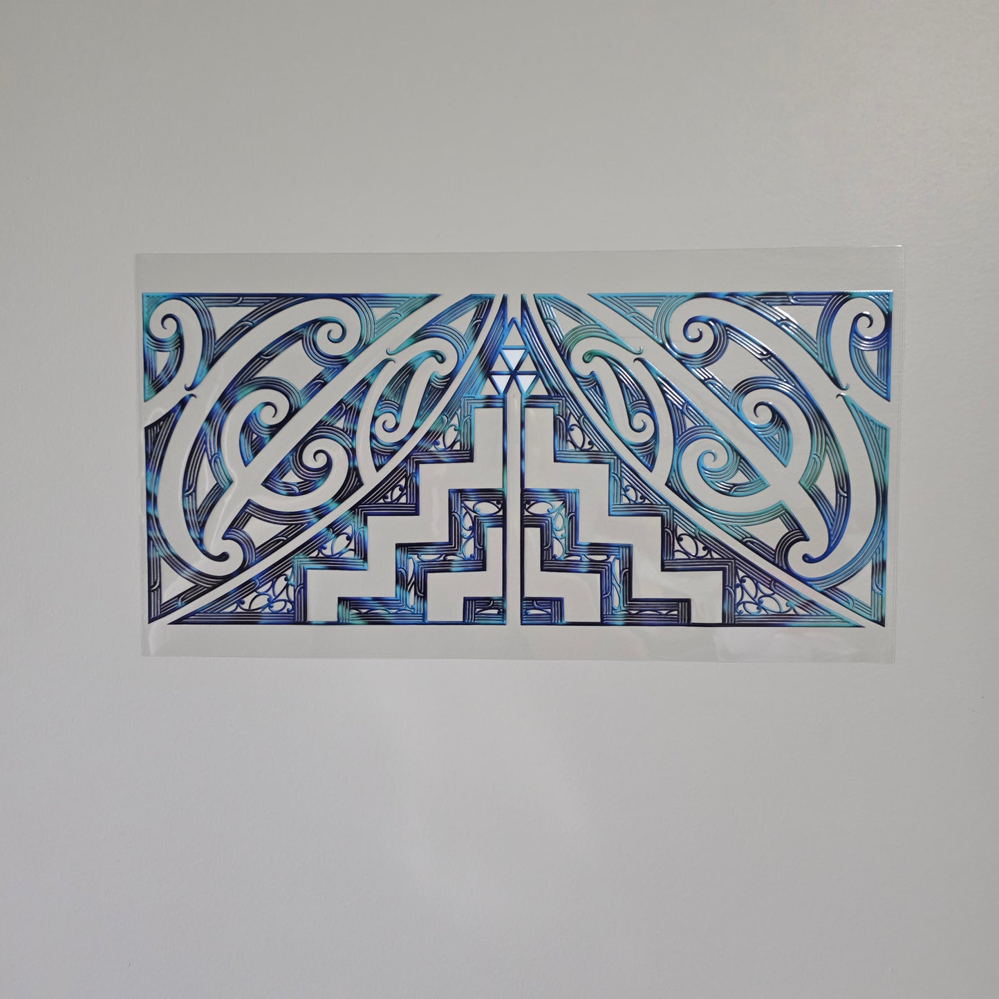 XL UV DTF DECAL MAORI DESIGN 38CMX17CM for touch lamps #37