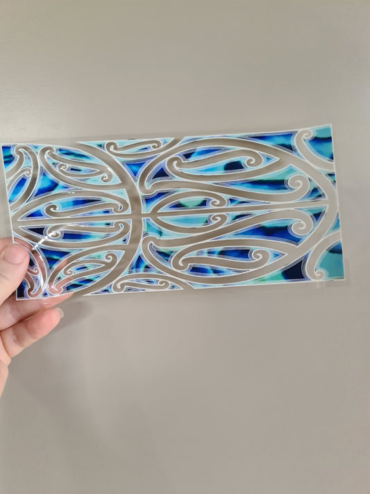 UV dtf Maori design 23cmx11cm 16oz wrap #266