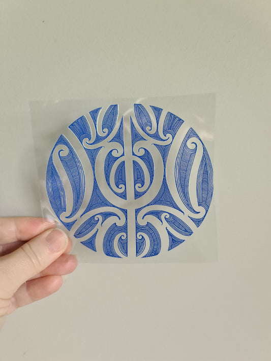 UV dtf Maori design mini size 11cm  #1327
