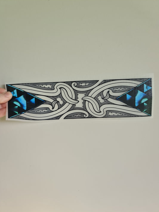 Sublimation custom Maori design Iron on 30cm
