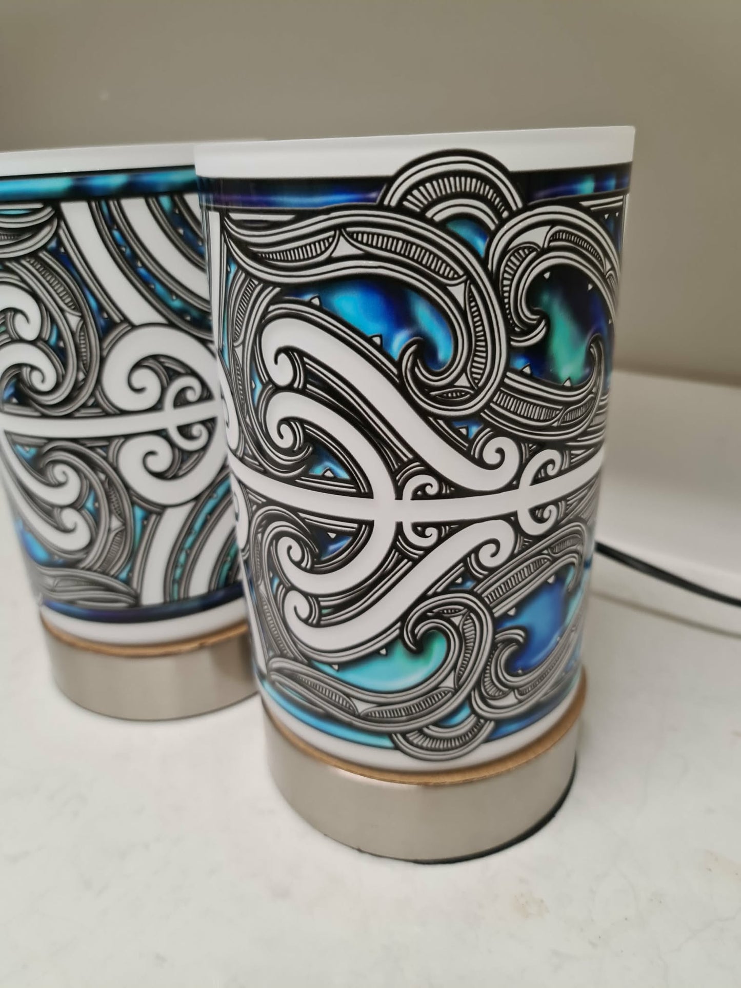 Maori design touch lamp - set 2 lamps (pre-order)
