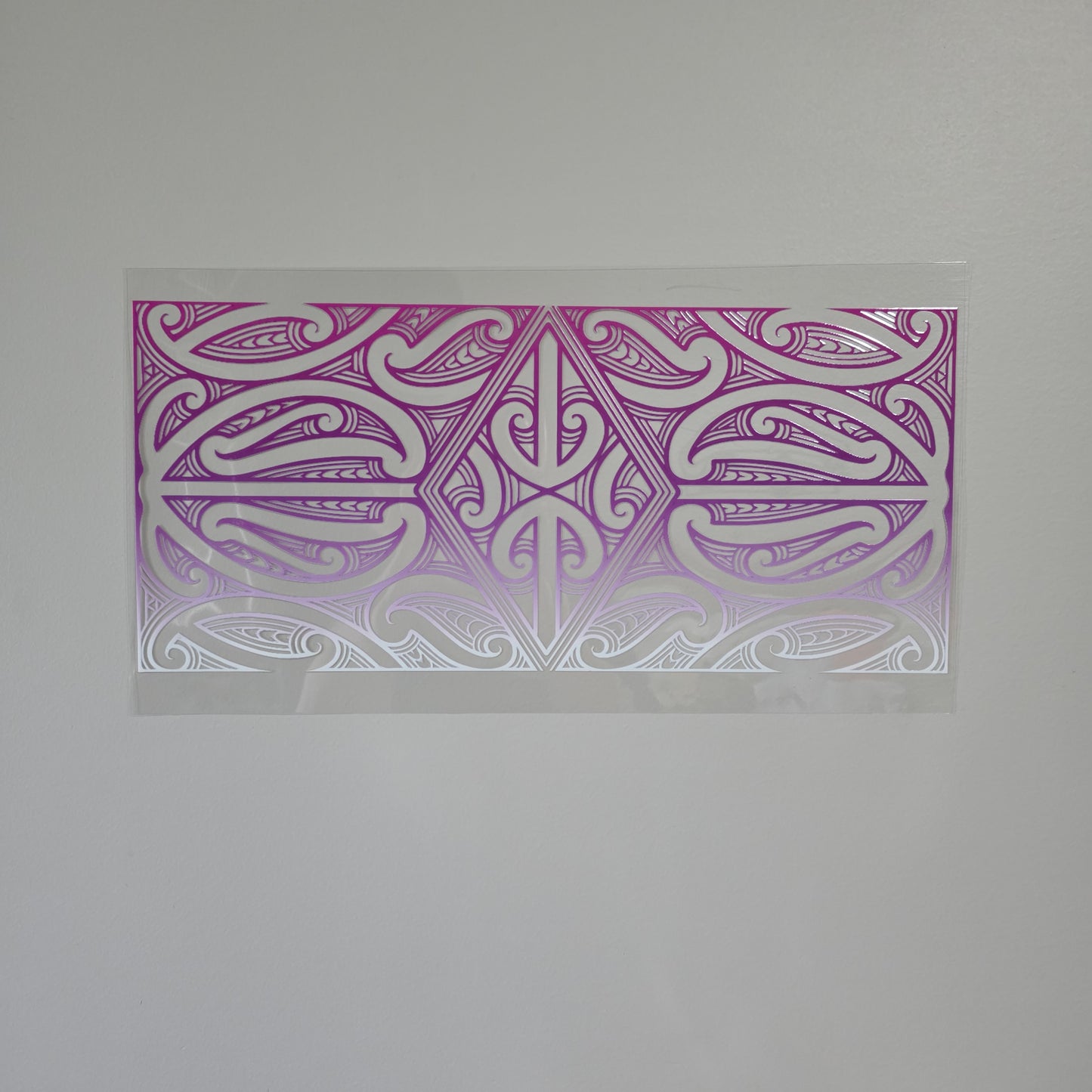 XL UV DTF DECAL MAORI DESIGN 38CMX17CM for touch lamps #54