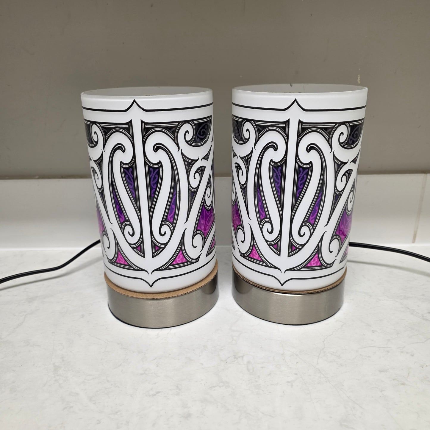 Maori design touch lamp - set 2 lamps (pre-order)