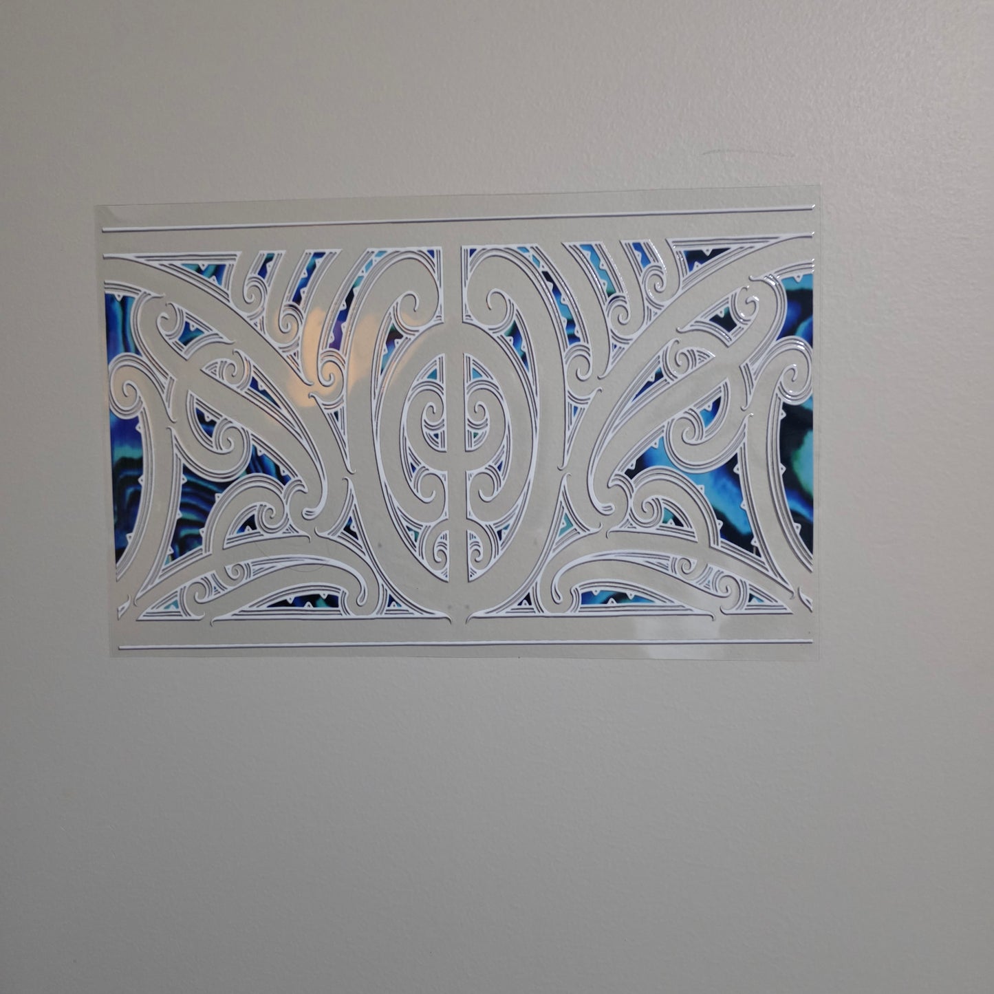 XL UV DTF DECAL MAORI DESIGN 28CMX17CM for touch lamps #230