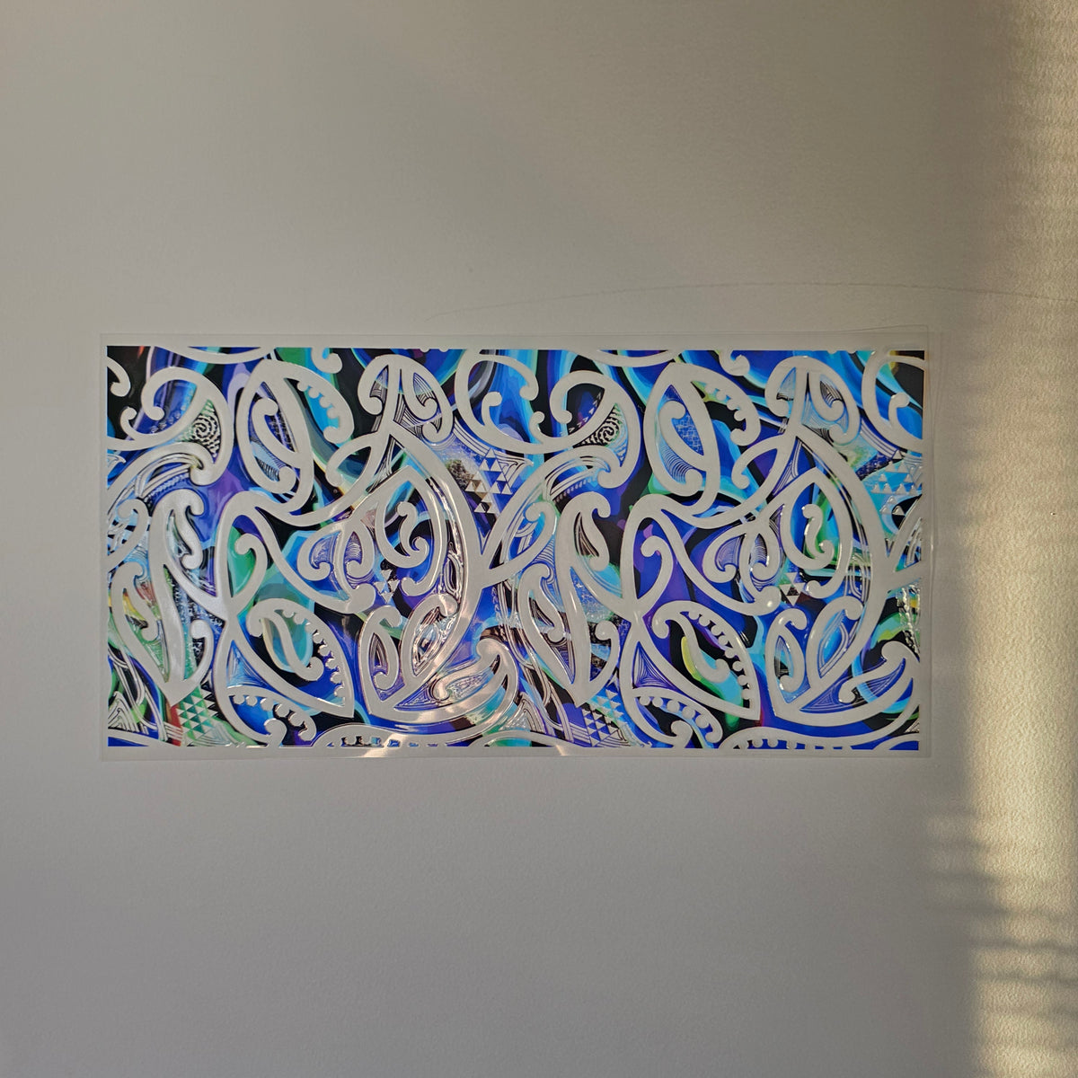 30cmx 15cm size UV DTF DECAL MAORI DESIGN for Table lamps #19