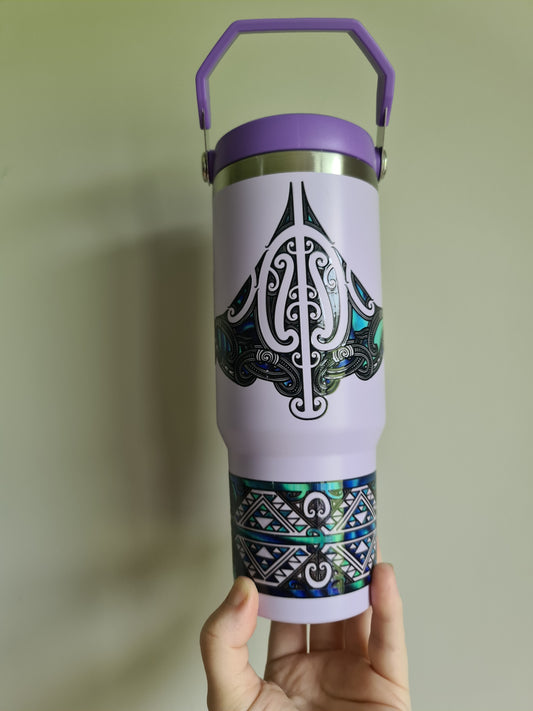 Handmade Maori design Drink Bottle 840ml