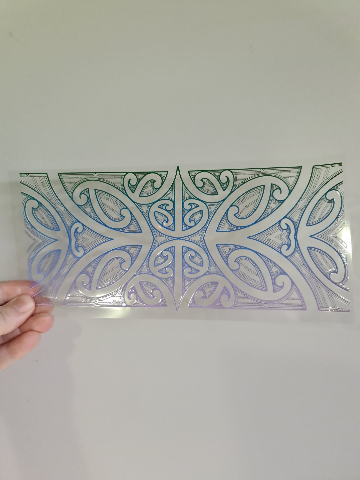 UV dtf Maori design 23cmx11cm 16oz wrap #754