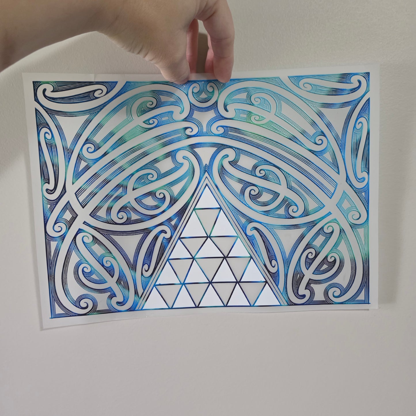 Maori design Iron on DTF 30cmx21cm