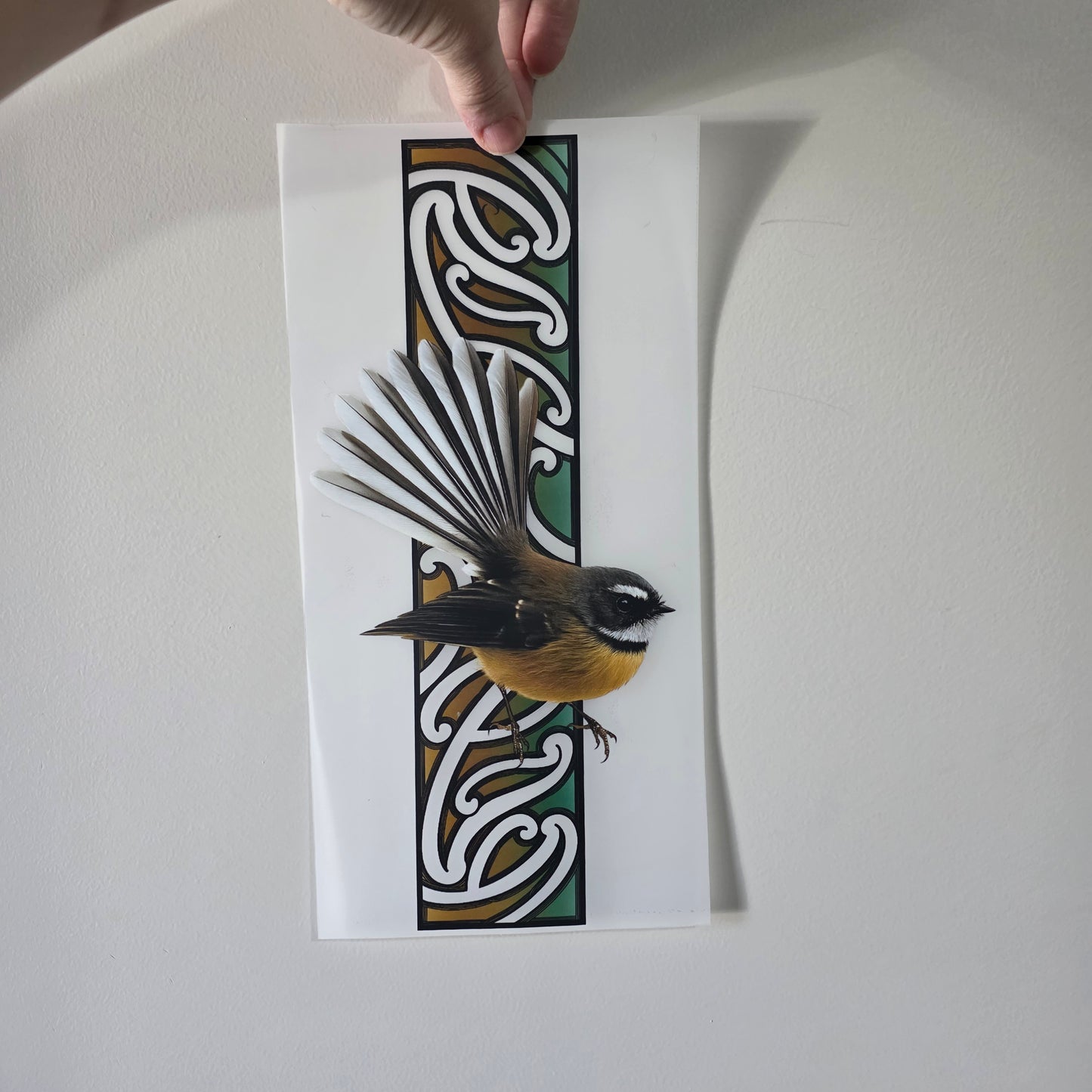 Maori design Iron on DTF 30cmx14cm