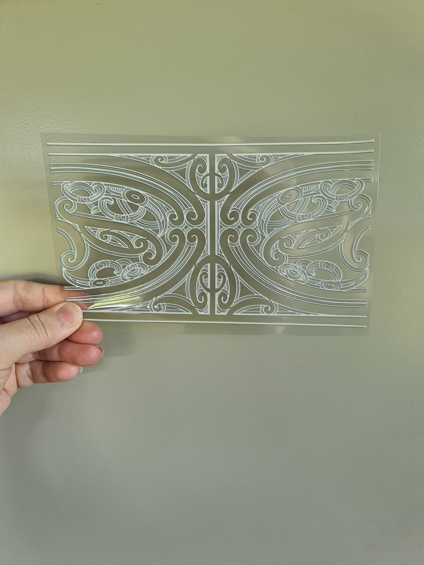 Uv dtf transfer Maori design 20cmx11 #1490