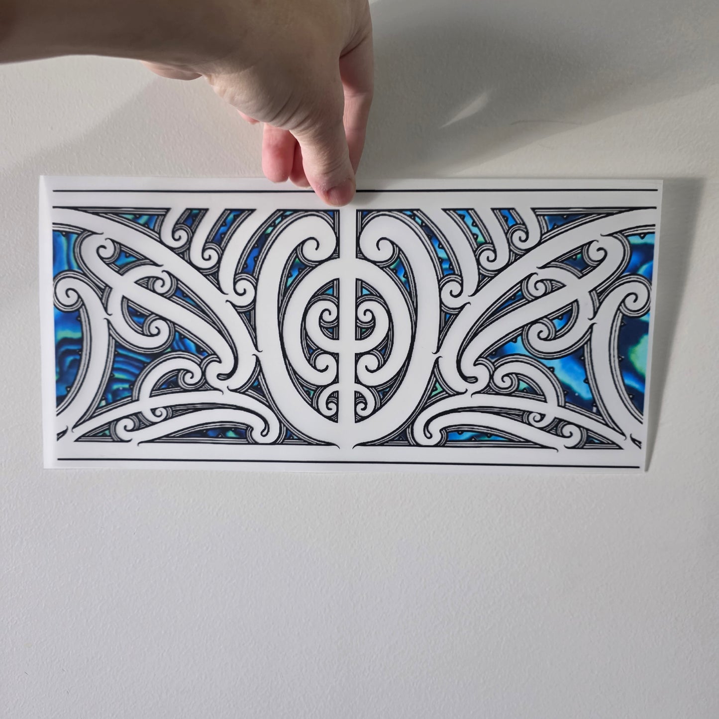 Maori design Iron on DTF 30cmx14cm
