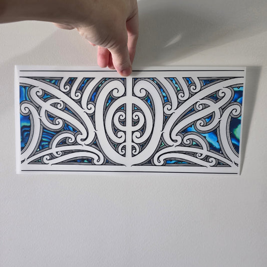 Maori design Iron on DTF 30cmx14cm
