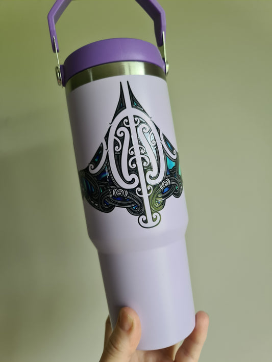 Handmade Maori design Drink Bottle 840ml