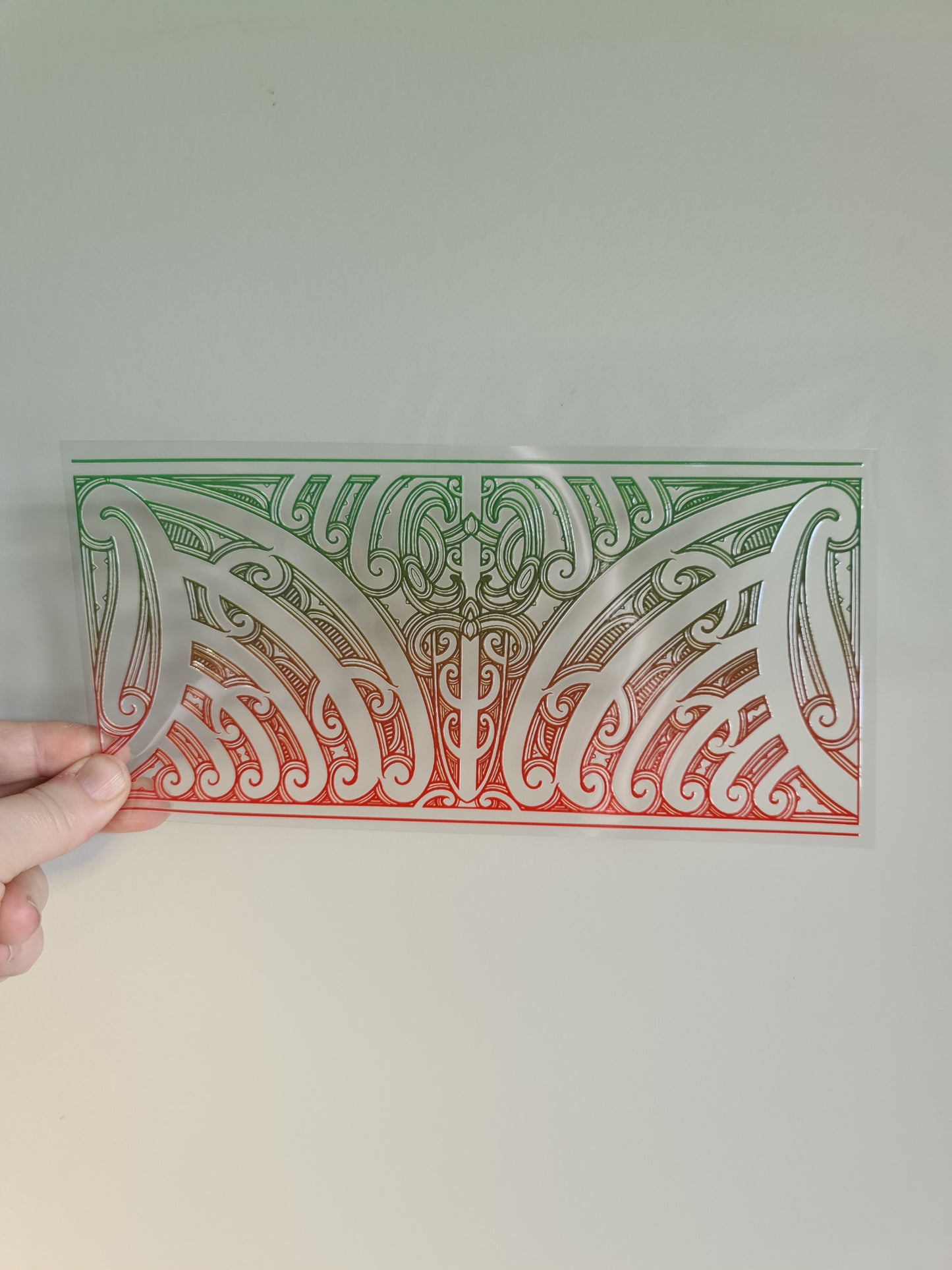 UV dtf transfer Maori design 23cmx11cm 16oz wrap #1412