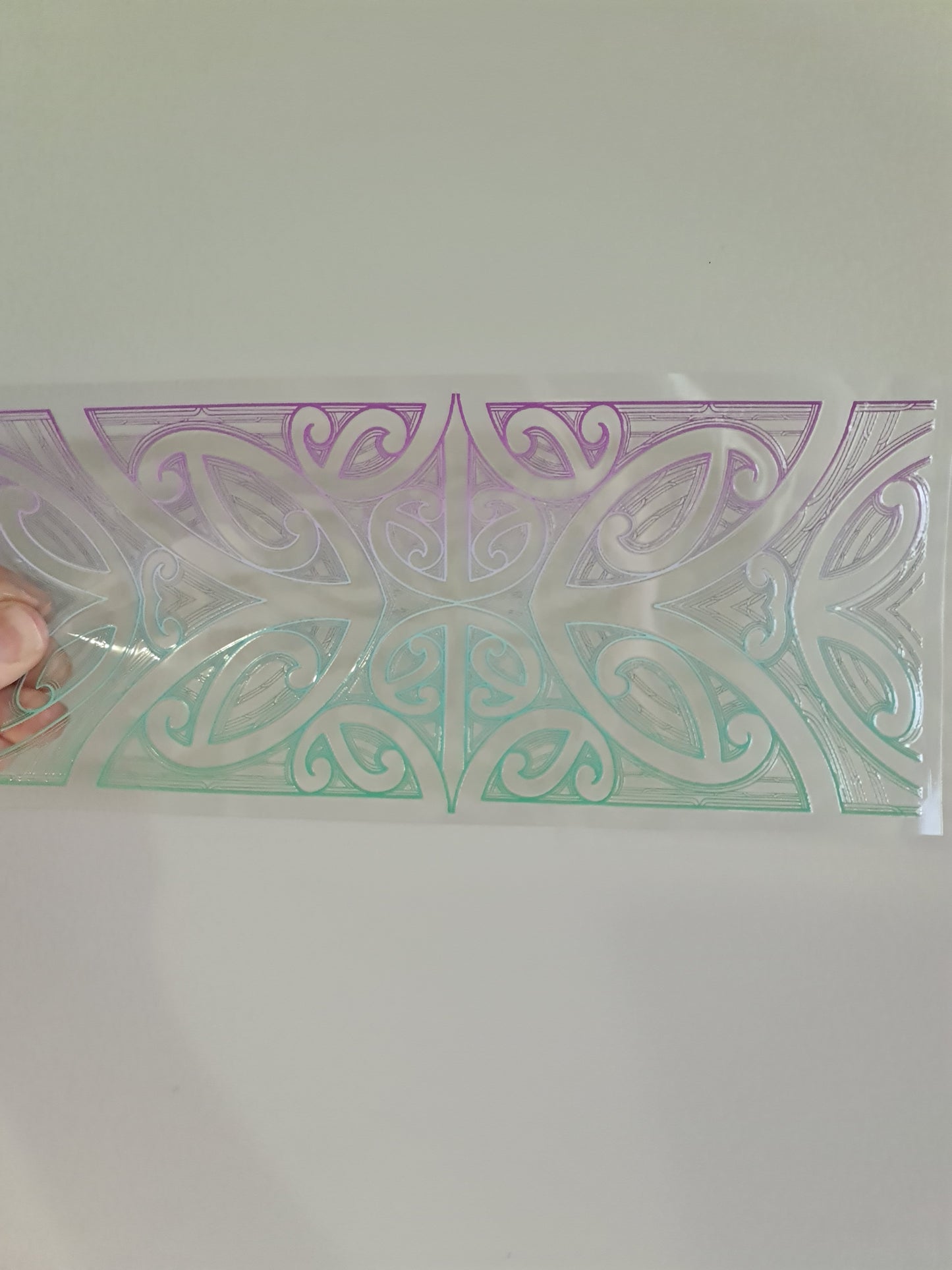 UV dtf Maori design 23cmx11cm 16oz wrap #774
