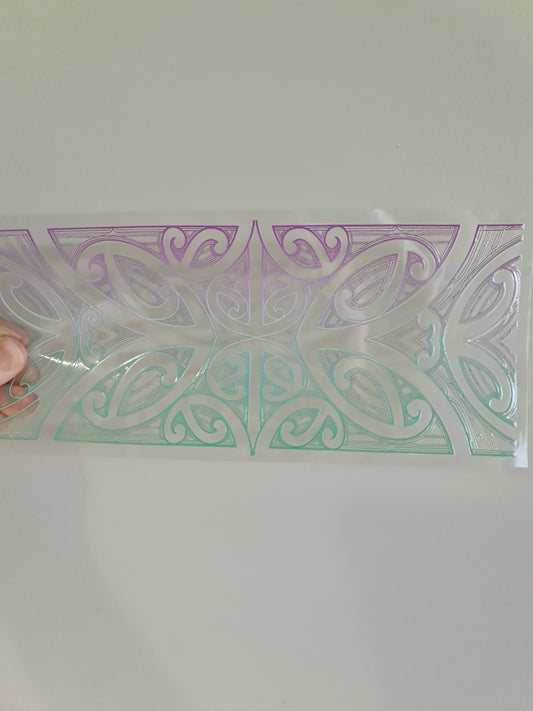 UV dtf Maori design 23cmx11cm 16oz wrap #774