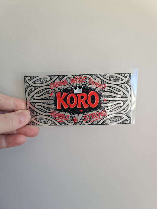 UV dtf Maori design mini size 12cm fathers day