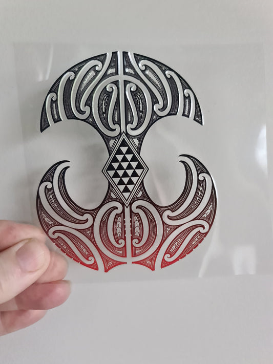 UV dtf Maori design mini size 11cmx11cm #452