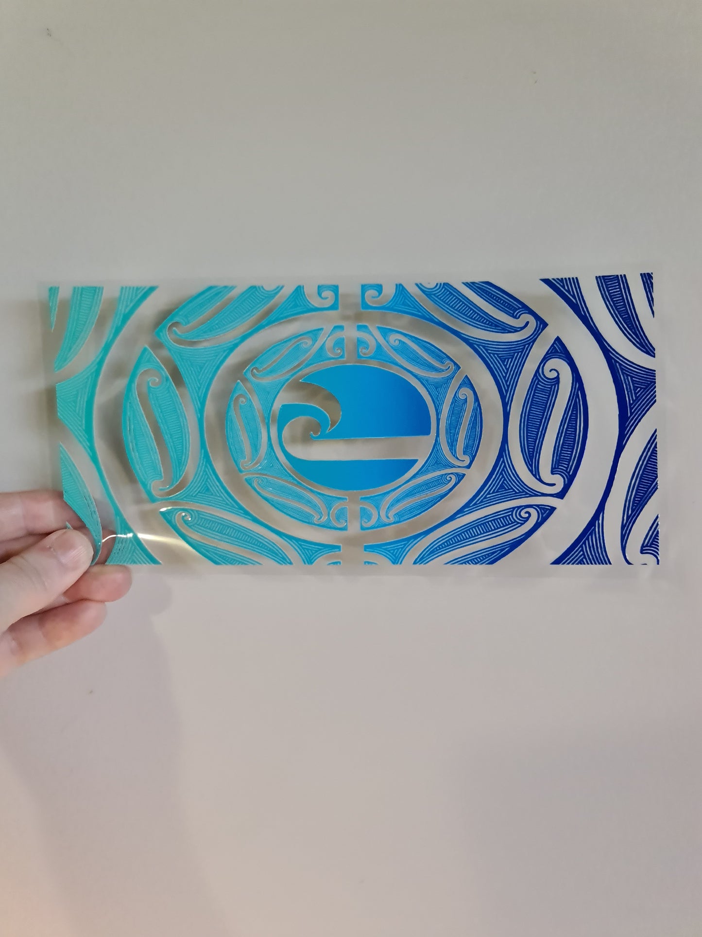 UV dtf Maori design 23cmx11cm 16oz wrap #903