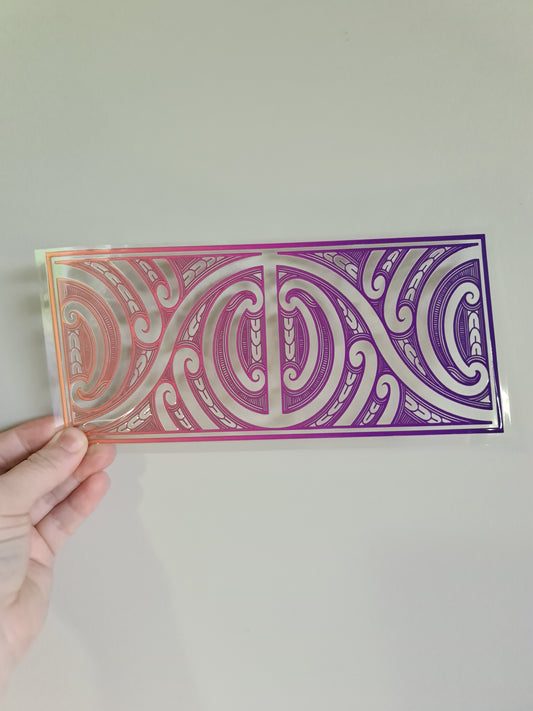 UV dtf Maori design 23cmx11cm 16oz wrap #751