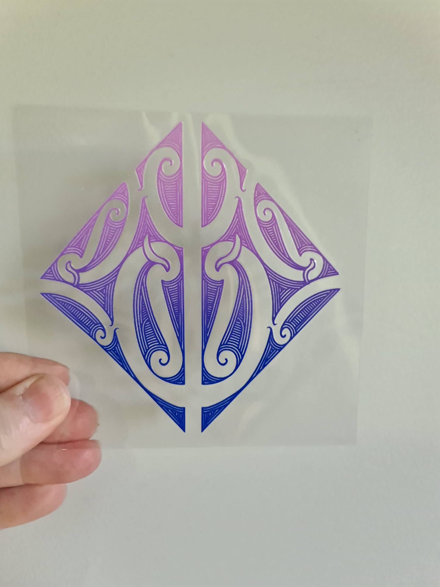 UV dtf Maori design mini size 11cmx11cm #930
