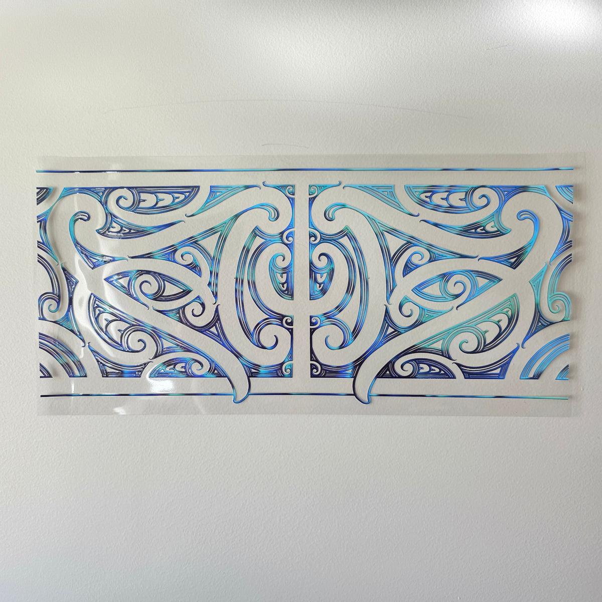 XL UV DTF DECAL MAORI DESIGN 38CMX17CM for touch lamps #59
