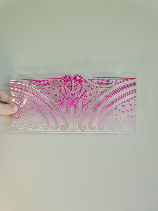 UV dtf transfer Maori design 23cmx11cm 16oz wrap #1381