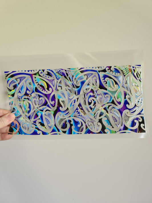 XL UV DTF DECAL MAORI DESIGN 28CMX19CM  #15