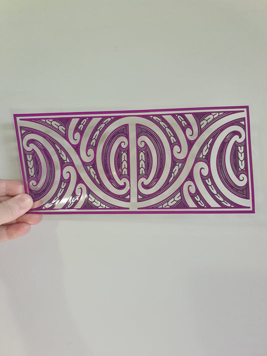 UV dtf Maori design 23cmx11cm 16oz wrap #776