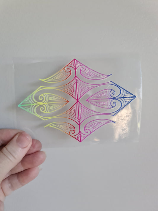 UV dtf Maori design mini size 13cmx13cm #831
