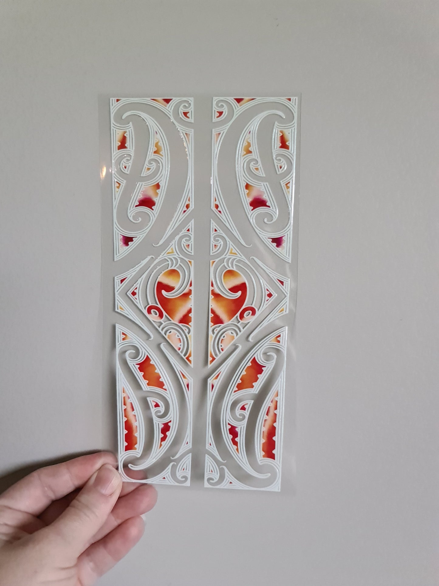 UV dtf Maori design 23cmx11cm 16oz wrap #1085