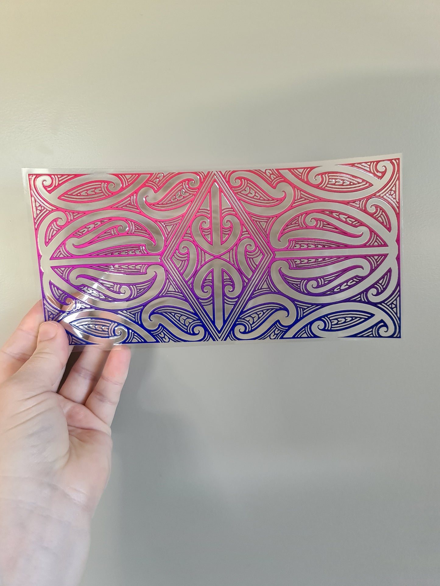 Uv dtf Maori design 23cmx11cm 16oz wrap #244