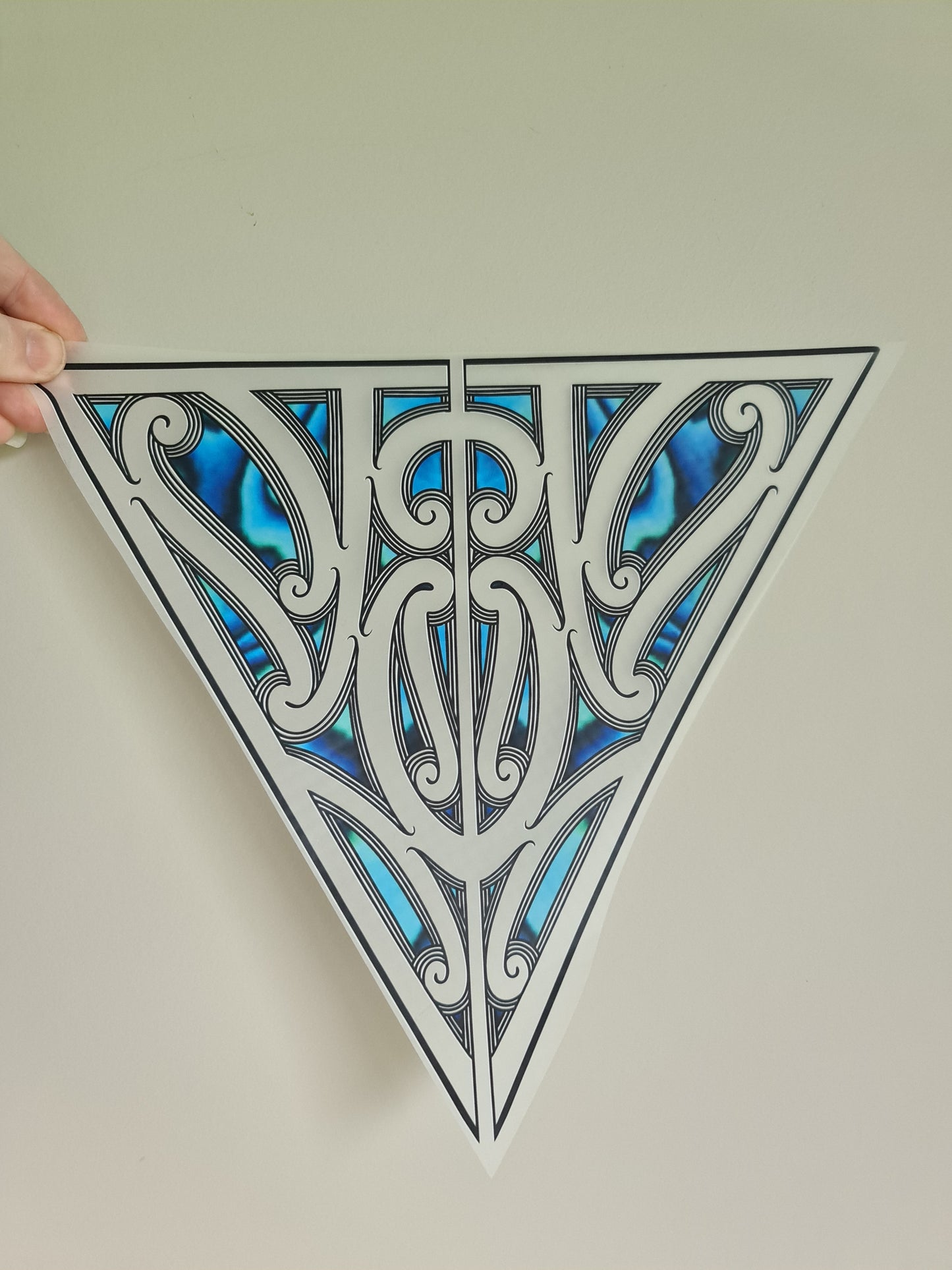 Sublimation custom Maori design Iron on 30cm