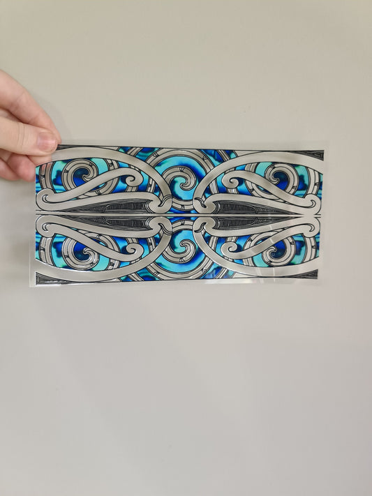 UV dtf Maori design 23cmx11cm 16oz wrap #499