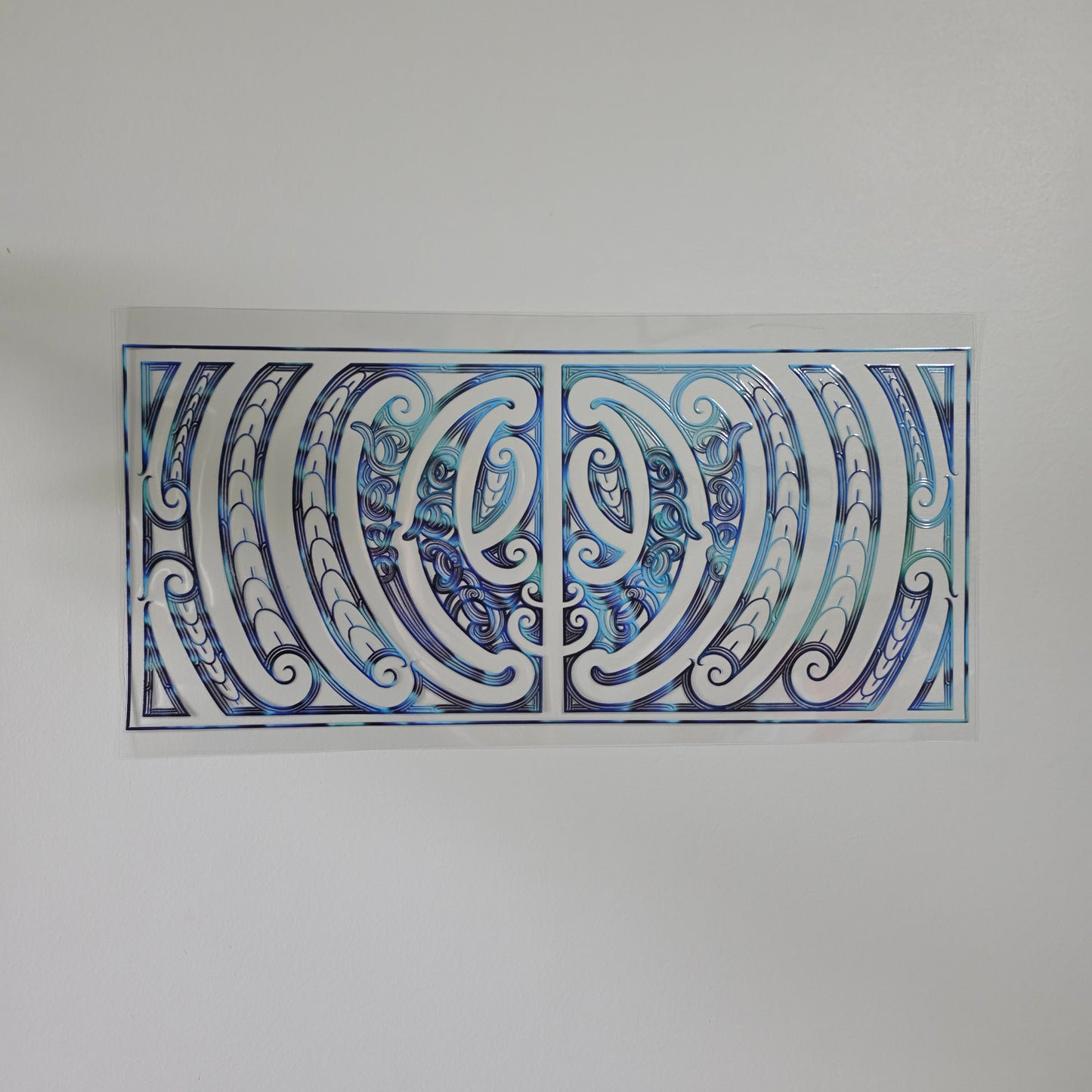 XL UV DTF DECAL MAORI DESIGN 38CMX17CM for touch lamps #50