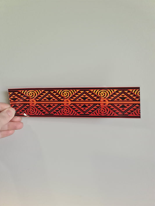 UV dtf transfer Maori design band 23cmx5cm 16oz wrap #1275